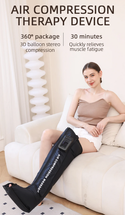 Single Foot and Leg Massage Boot with Compression