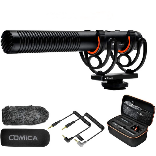 USB-C Shotgun Microphone for Smartphones and Laptops