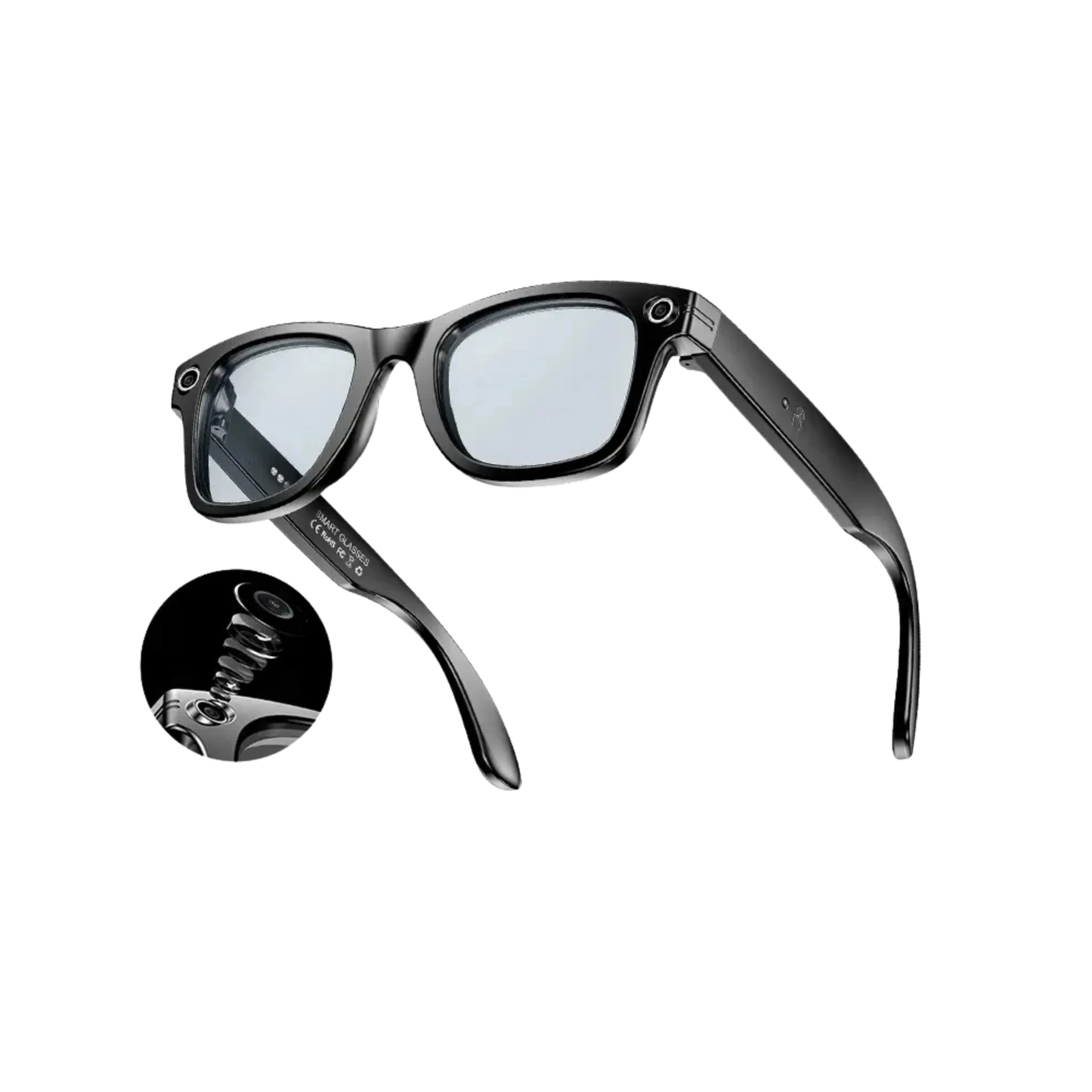Smart Glasses Color Change Bluetooth Camera with AI Translation