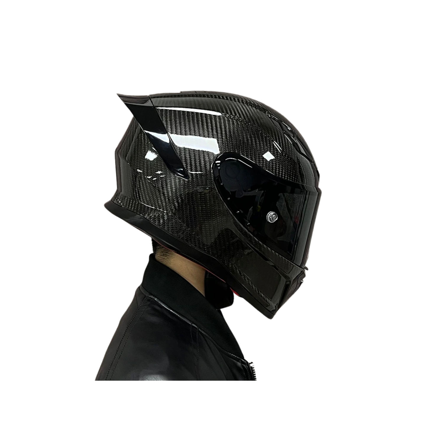 Full Face Motorcycle Helmet M  Carbon Fibre DOT