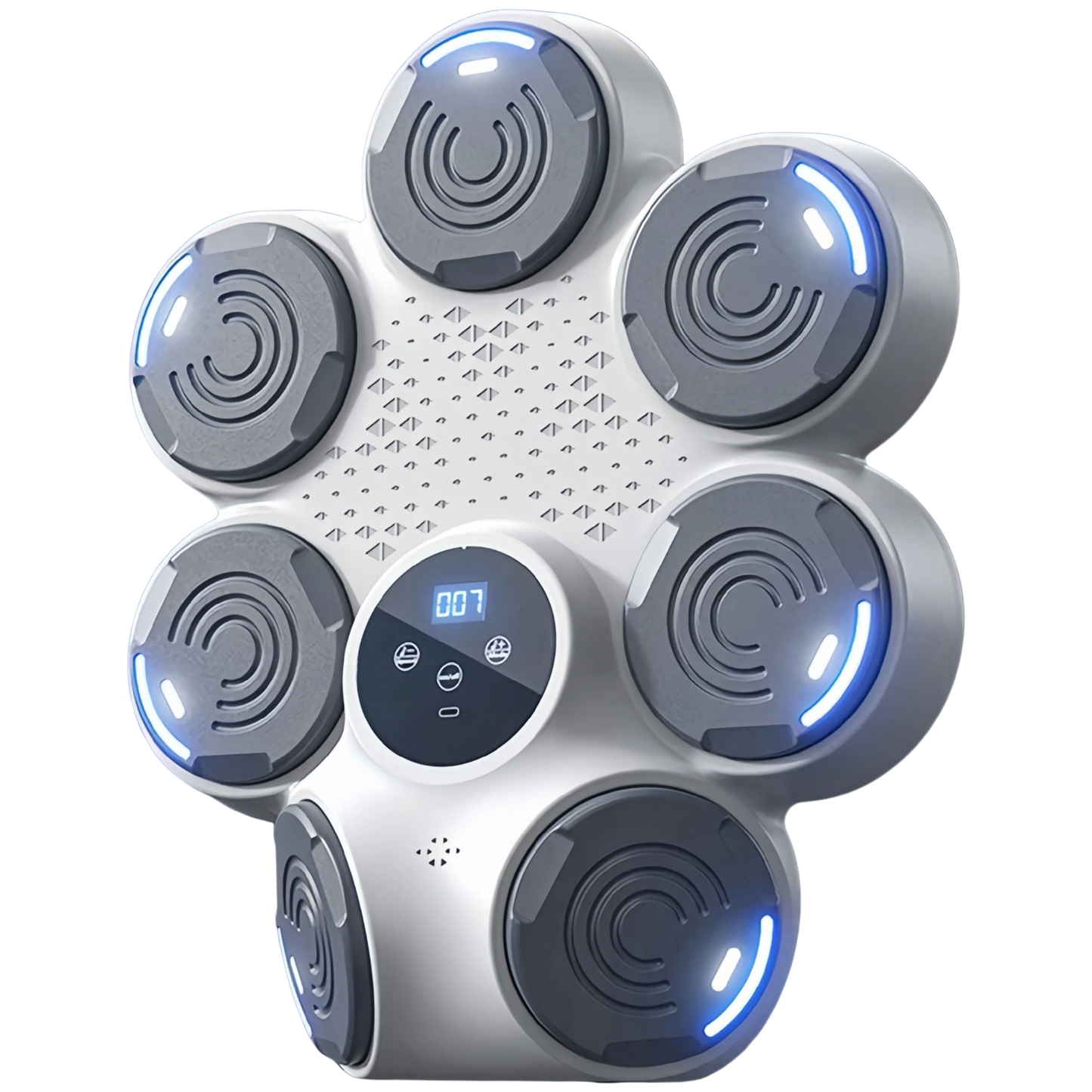 Smart Music Boxing Machine Bluetooth Wall Punch Trainer White