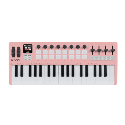 Portable 37 Key MIDI Controller with Synth Engine