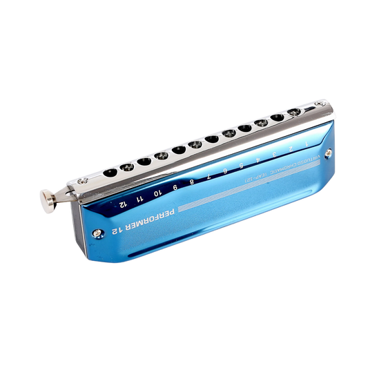 Professional 12-Hole G Chromatic Harmonica 48 Notes