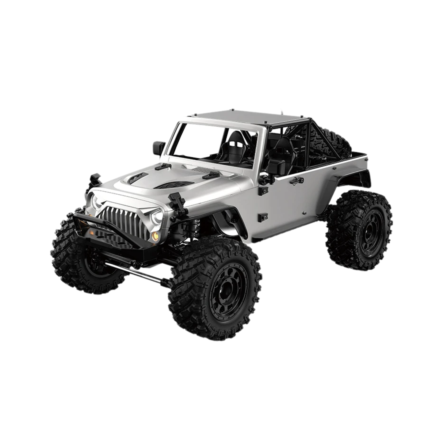 Silver 4WD RC Car 12km/h Brushless Racing Truck