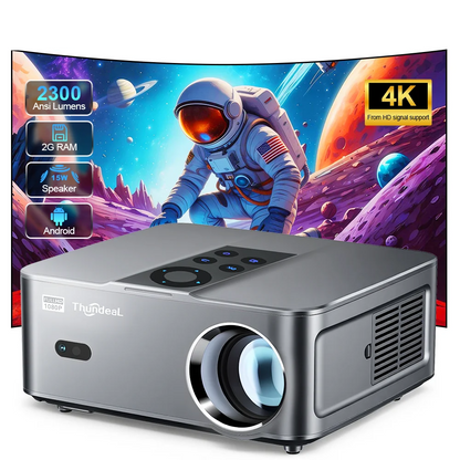 Portable 4K 1080p Android Mini Home Theatre Projector
