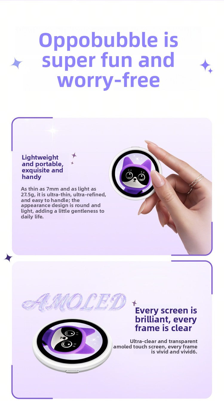 Portable Rear Selfie Screen Phone Display for Self-Portraits