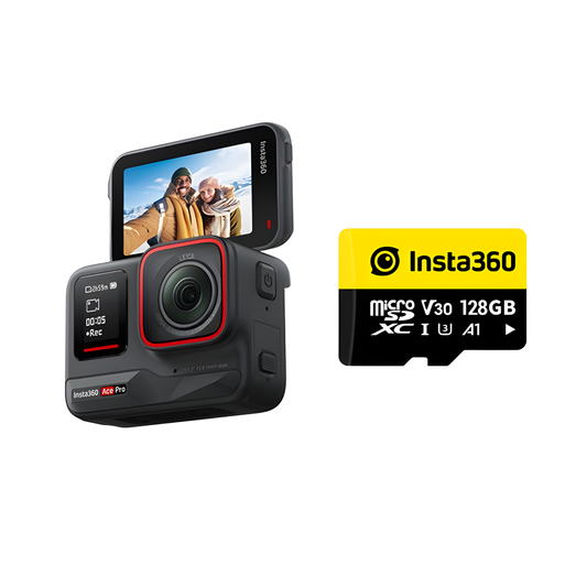8K Action Camera 128GB Kit with Waterproof Stabilization