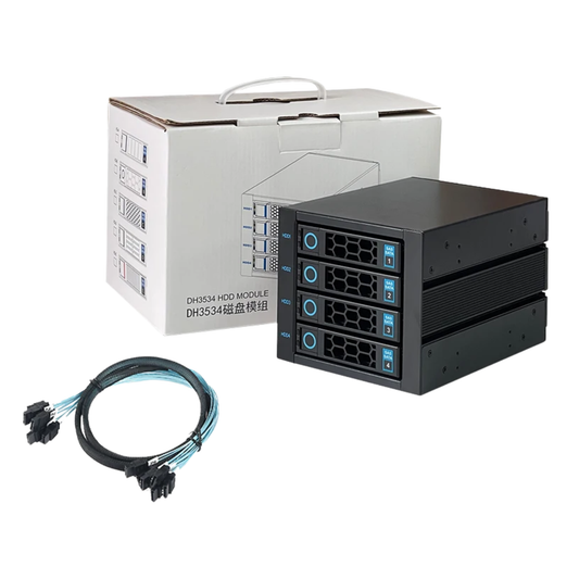 Internal 4-Bay SATA Drive Cage Hot Swap 6G