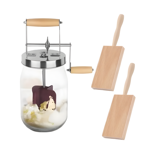 Hand Crank Butter Churner 1500ml Artisan Cream Mixer