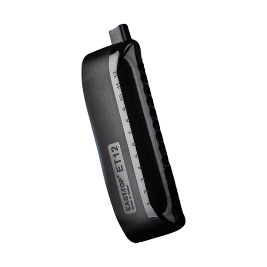 12 Hole Chromatic Harmonica Key of C Black