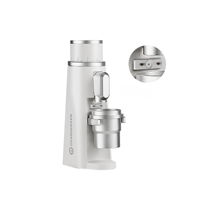 48mm Electric Espresso Grinder Stepless White