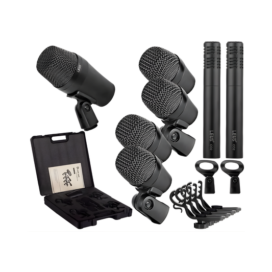Dynamic Drum Mic Kit 7 Piece for Bass and Snare