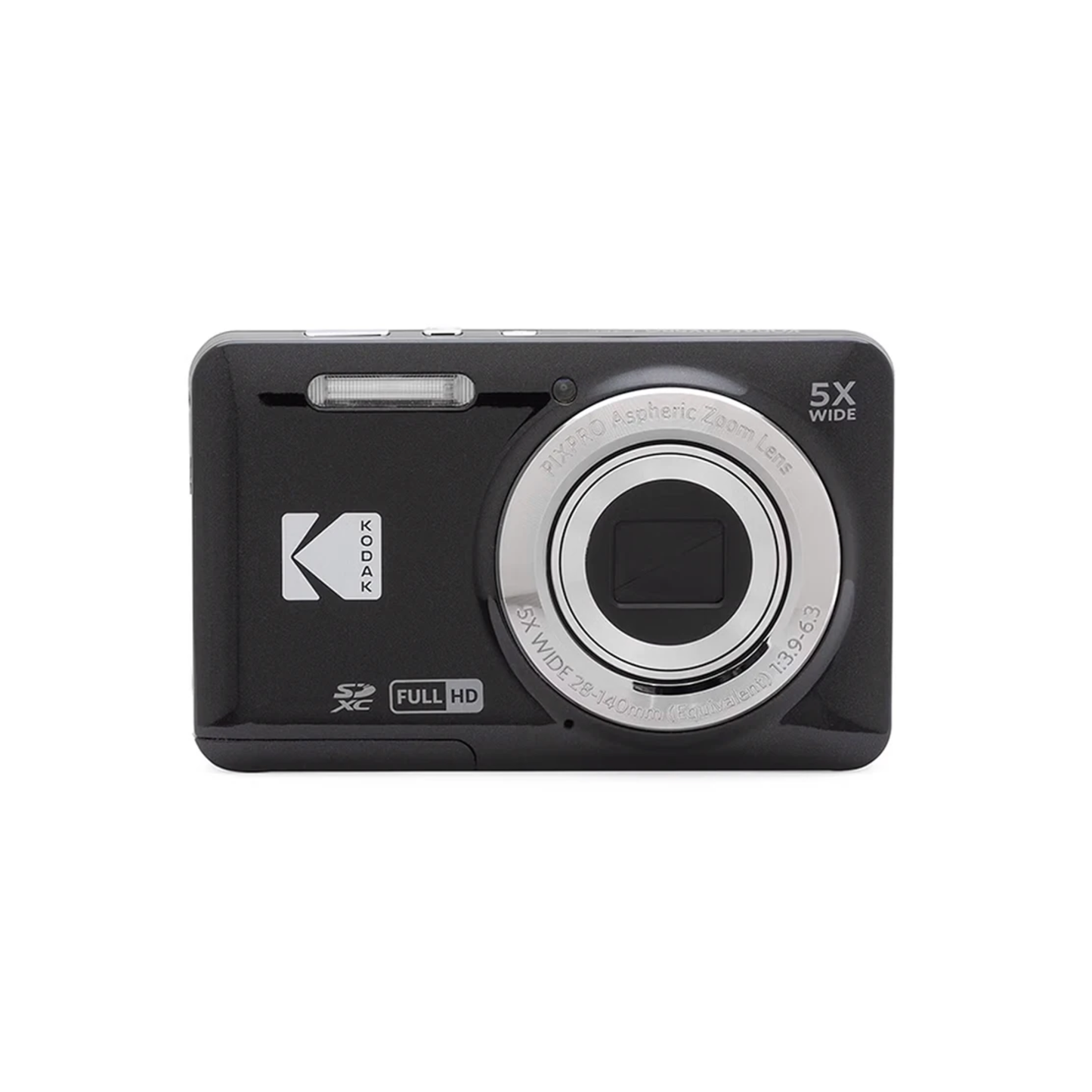 Portable 16MP Digital Camera 28mm Wide Angle Black