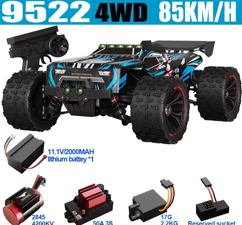 High Speed 85KMH RC Car 1:16 Brushless 4WD