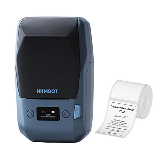 Portable Label Printer 300DPI with White 50x70 Labels