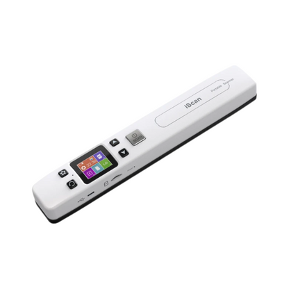 Compact White A4 Wireless Scanner 1050dpi Portable Document and Photo