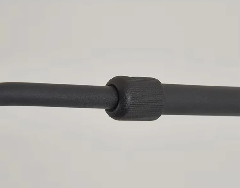 Industrial Long Pole LED Wall Sconce Adjustable Arm Black Large