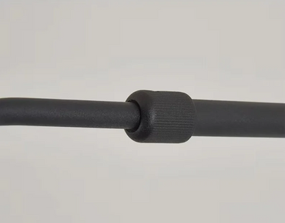 Industrial Long Pole LED Wall Sconce Adjustable Arm Black Large
