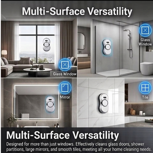 Electric Window Cleaning Robot Vacuum Glass Washer
