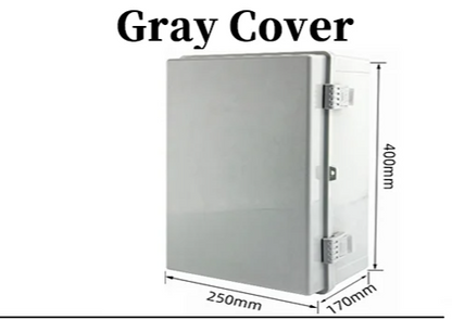 ABS Junction Box IP67 Waterproof Grey 400x250x170mm