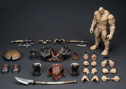 Limited Edition Orc Captain Action Figure Fleshcolour Boxed