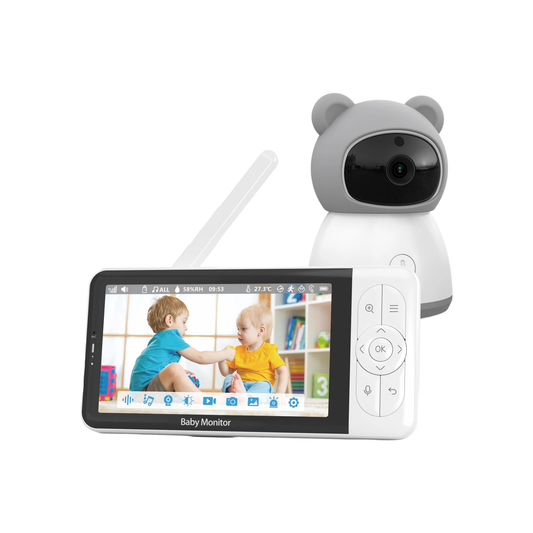 Smart Baby Monitor 2K Camera 5 Inch Display 2-Way Audio