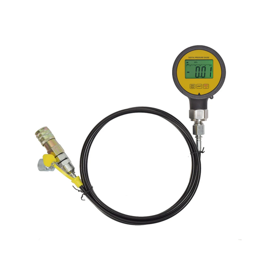 Hydraulic Pressure Gauge Kit 600 Bar Waterproof IP65 4m Hose