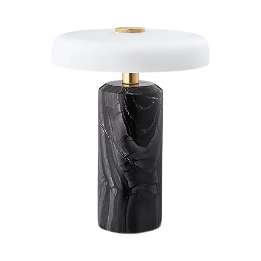 Danish Style Black Rechargeable Bedside Desk Light