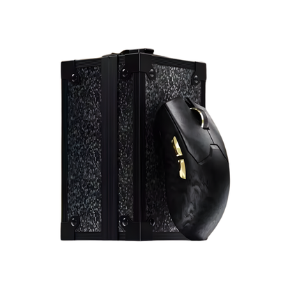 Carbon Fiber Wireless Gaming Mouse 8K Dual Sensor Black