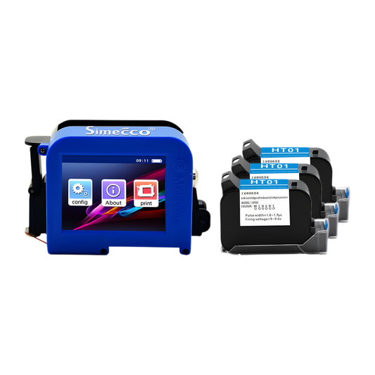 Portable QR Code and Shelf Life Inkjet Printer 3 Ink