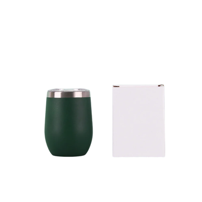 50 Pack 12oz Insulated Stainless Steel Tumblers Green