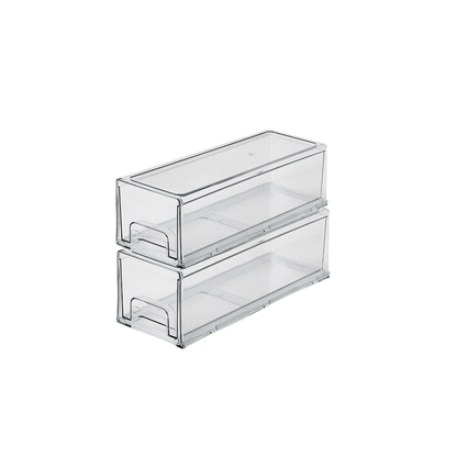 Clear Multi-Layer Medicine Storage Box DIY Stackable Design