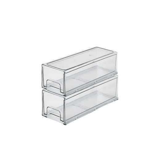 Clear Multi-Layer Medicine Storage Box DIY Stackable Design