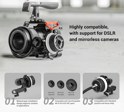 Mini Follow Focus for DSLR Mirrorless Cameras