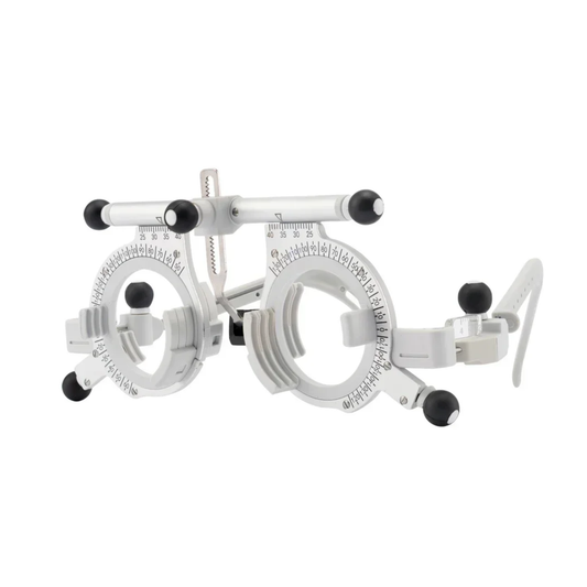 Adjustable Ophthalmic Trial Lens Frame Black Round Design