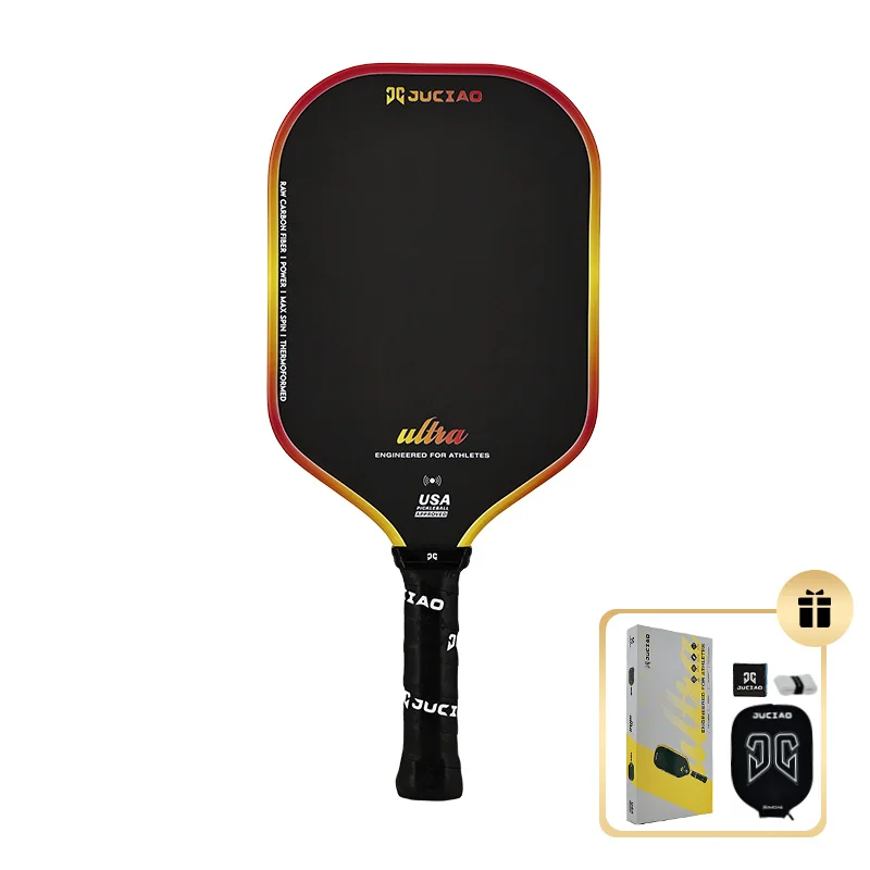 Pro Series Pickleball Paddle 16MM Magma Red for Power & Spin