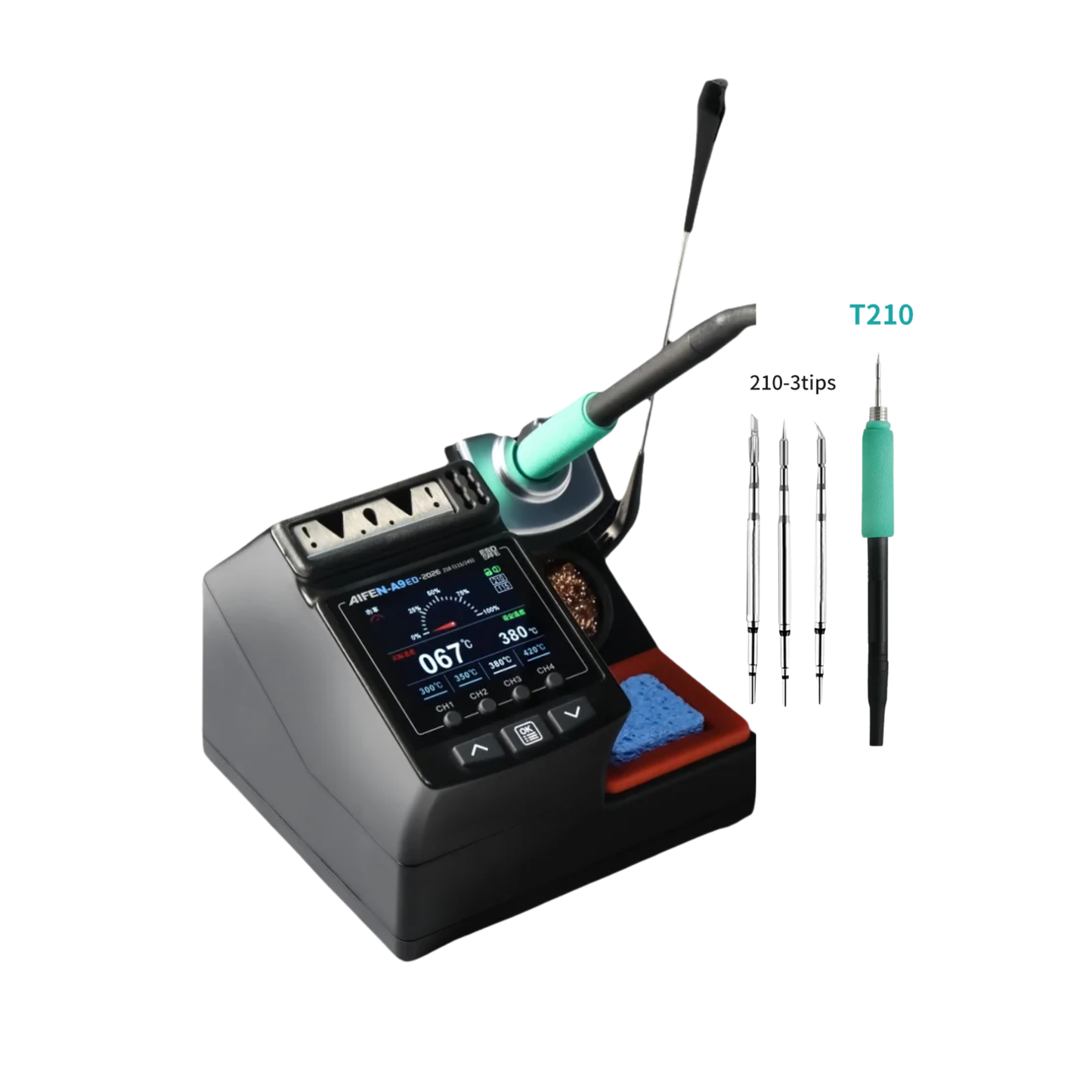Compact 180W Electronic Soldering Kit for Repairs