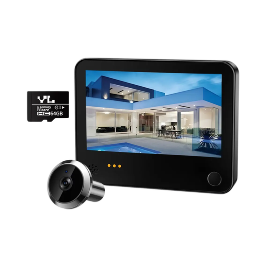 Digital Peephole Camera with 64GB Recording
