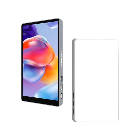 CP5 Monitor Screen with White Silicone Case