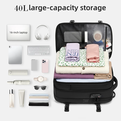 Portable Travel Laptop Backpack 16 Inch with Pump