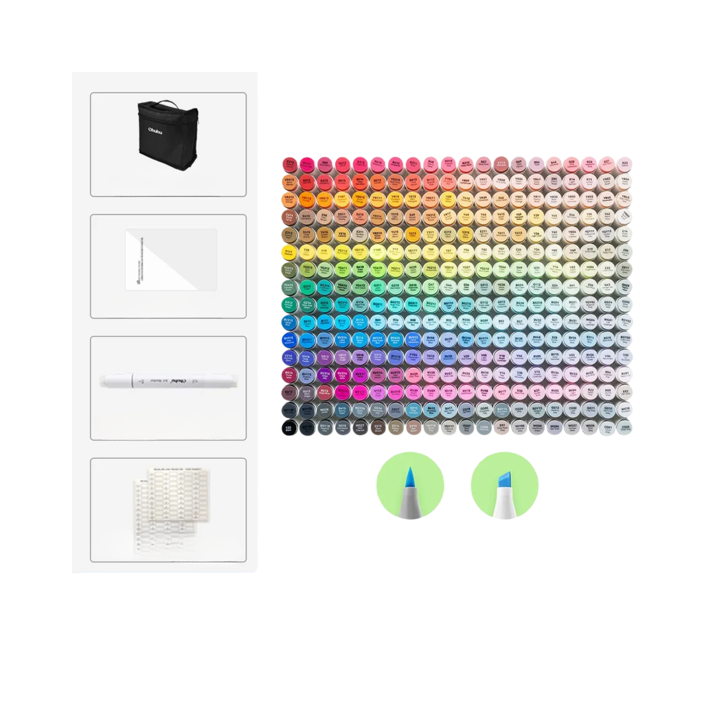 320 Colour Chisel Tip Marker Set for Art & Sketching