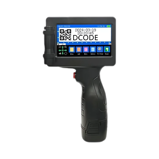 Compact Handheld Barcode and Logo Printing Machine No Ink