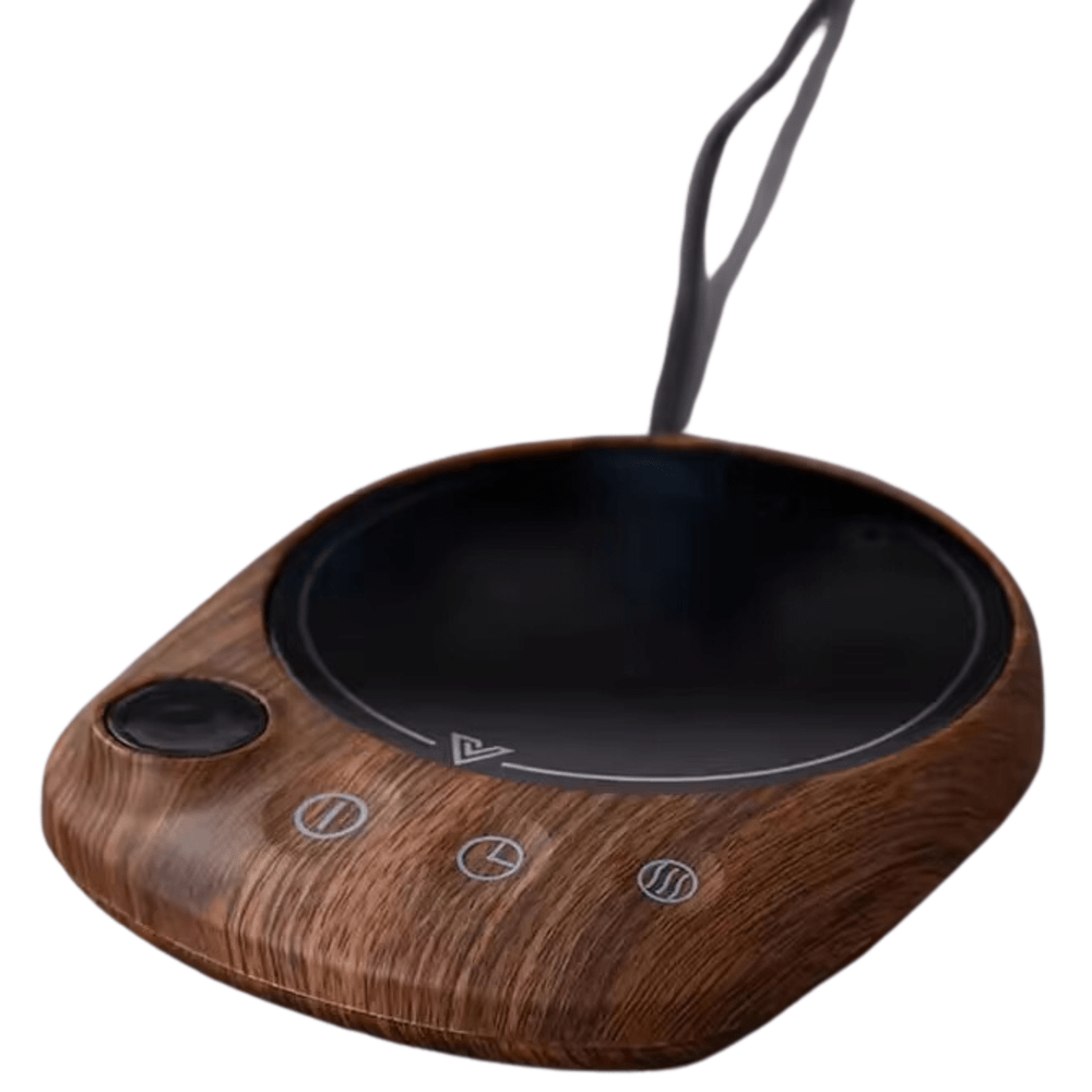 200W Electric Beverage Heating Plate – 5 Temperature Settings, Smart Mug Warmer with Timer and Auto Shut-Off