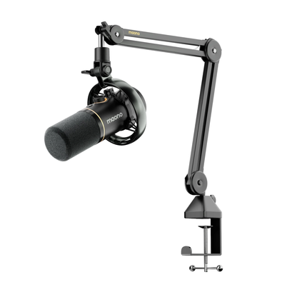 Streaming and Recording Dynamic Mic with Boom Arm