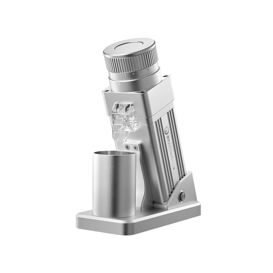 E55Pro Coffee Bean Grinder Silver Titanium Burr