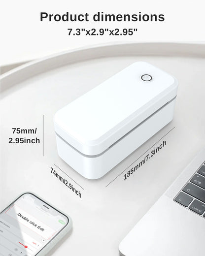 110mm Bluetooth Thermal Label Printer Wireless for Shipping Labels