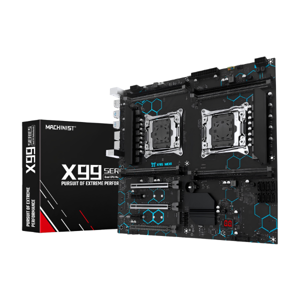 Dual Xeon X99 Motherboard 256GB DDR4 Dual M.2