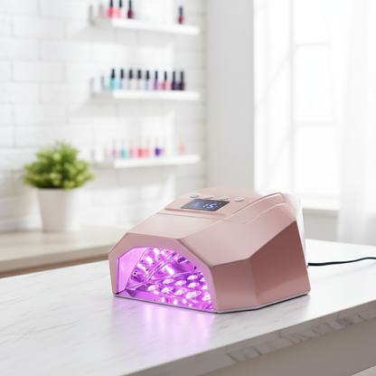 Professional 96W Light Rose Gold LED Gel Nail Lamp