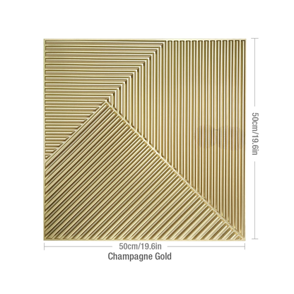H-Premium Geometric 3D PVC Wall Panels 12-Pack