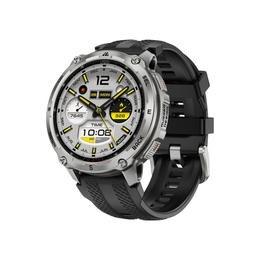 GPS Smart Watch with Heart Rate and Fitness Tracking Silver